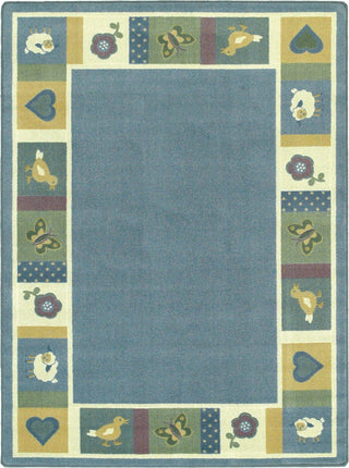 Joy Carpets Kid Essentials Baby Blues Soft Area Rug