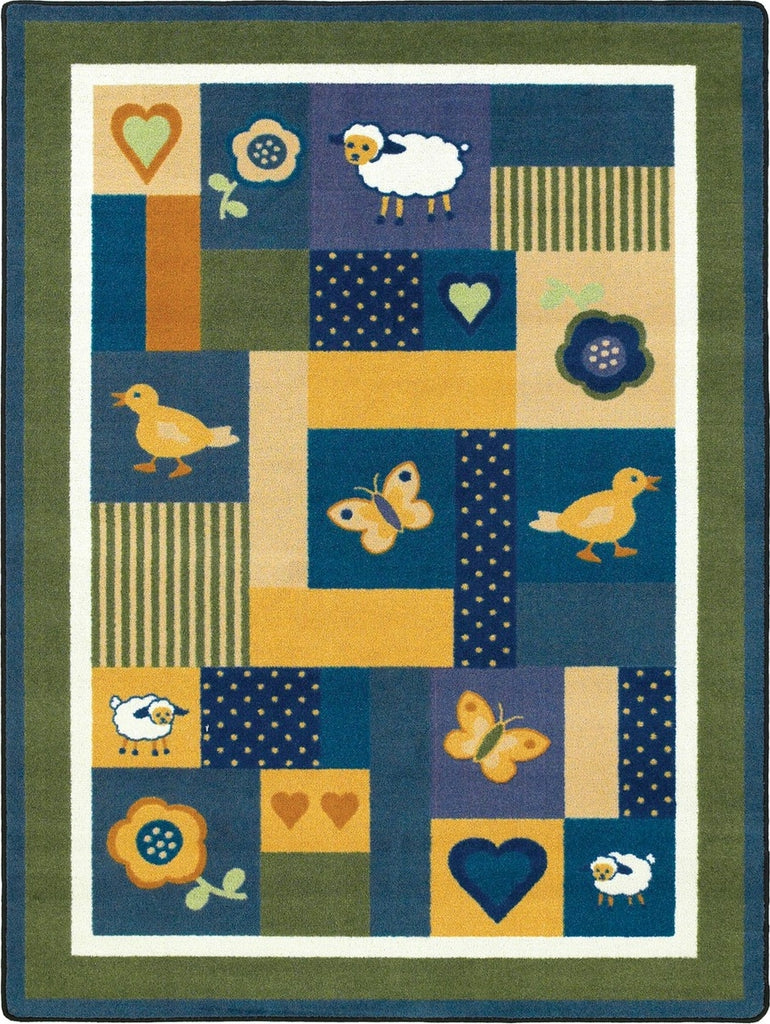 Joy Carpets Kid Essentials Baby Love Bold Area Rug