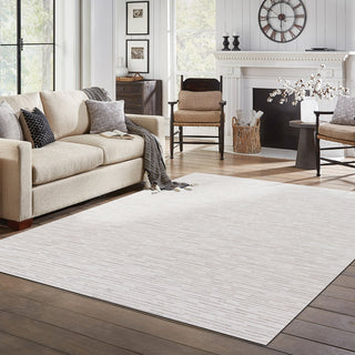 LR Home Babylon 81788 Ivory/Beige Area Rug Room Scene Feature
