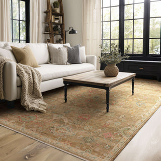 Karastan Sundar Bahu Brown Area Rug Lifestyle Image Feature