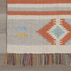 Nourison Baja BAJ03 Ivory/Grey Area Rug Detail Image