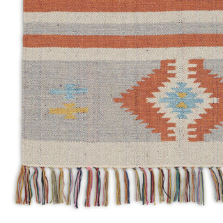 Nourison Baja BAJ03 Ivory/Grey Area Rug Texture Image