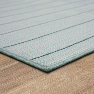 Karastan Bar Harbor Aqua Area Rug Angle Image