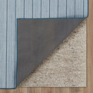 Karastan Bar Harbor Blue Area Rug Back Image