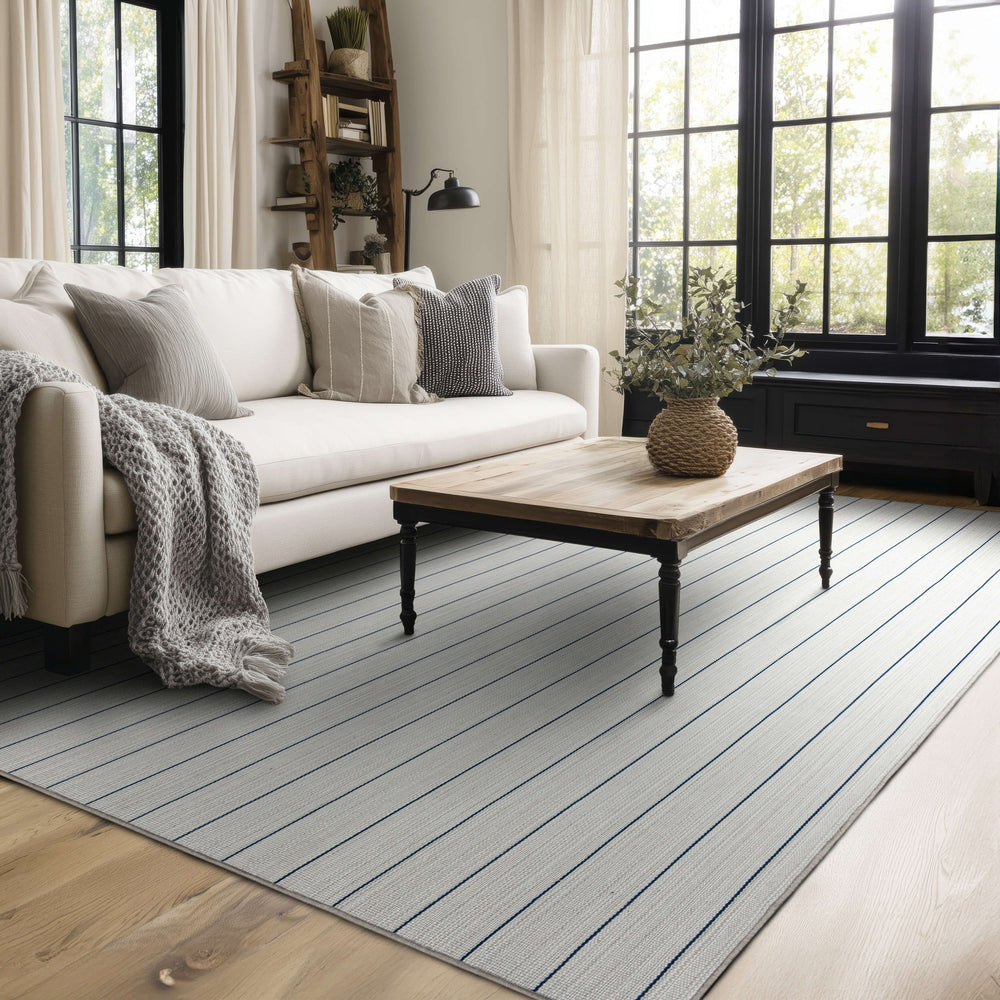 Karastan Bar Harbor Grey Area Rug Lifestyle Image Feature
