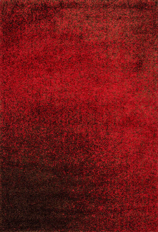 Loloi II Barcelona Shag BS-01 Red / Brown Area Rug Main