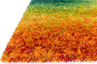 Loloi II Barcelona Shag BS-01 Rainbow Area Rug Round Image