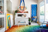 Loloi II Barcelona Shag BS-01 Rainbow Area Rug Runner Image