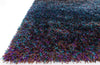 Loloi II Barcelona Shag BS-01 Twilight Area Rug Round Image Feature