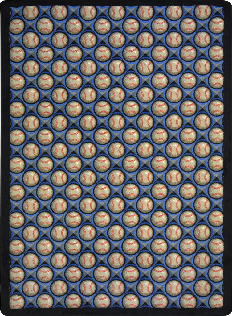 Joy Carpets Games People Play Bases Loaded Clear Skies Area Rug