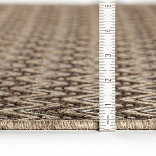 Dalyn Bali BB1 Chocolate Area Rug Depth Image