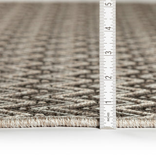 Dalyn Bali BB1 Grey Area Rug Depth Image