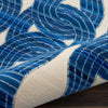 Nourison Butera Collection BB201 Ivory/Navy Area Rug by Barclay Corner Image