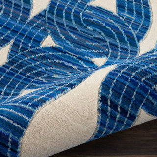 Nourison Butera Collection BB201 Ivory/Navy Area Rug by Barclay Corner Image
