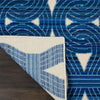 Nourison Butera Collection BB201 Ivory/Navy Area Rug by Barclay Corner Image