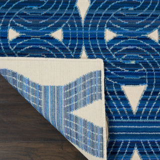 Nourison Butera Collection BB201 Ivory/Navy Area Rug by Barclay Corner Image