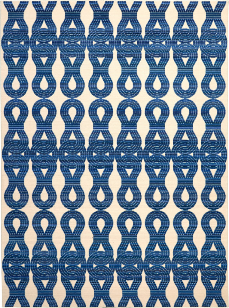 Nourison Butera Collection BB201 Ivory/Navy Area Rug by Barclay main image