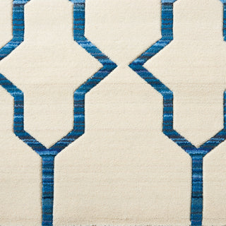 Nourison Bbl20 Butera BB205 Ivory Navy Area Rug by Barclay Swatch Image