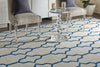 Nourison Bbl20 Butera BB205 Ivory Navy Area Rug by Barclay Room Image Feature