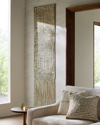 Surya Bribana BBS-002 Ivory Wall Art Style Shot Feature