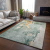 Dalyn Bresca BC1 Seafoam Machine Washable Area Rug Lifestyle Image Feature