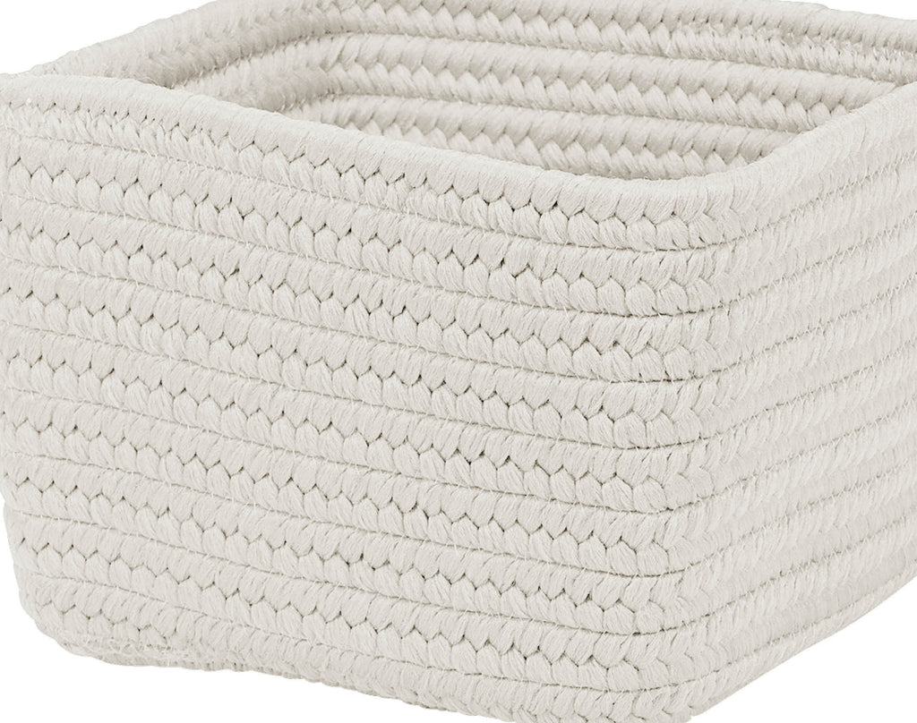 Colonial Mills Braided Craft Basket BC21 Powder White