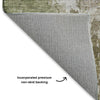 Dalyn Bresca BC3 Brown Machine Washable Area Rug Backing Image