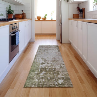 Dalyn Bresca BC3 Brown Machine Washable Area Rug Runner Lifestyle Image Feature