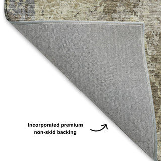 Dalyn Bresca BC6 Beige Machine Washable Area Rug Backing Image