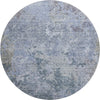Dalyn Bresca BC6 Blue Machine Washable Area Rug Round Main Image