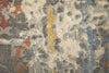 Feizy Braden 8A50F Gray/Orange/Tan Area Rug Corner Image