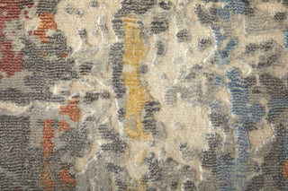 Feizy Braden 8A50F Gray/Orange/Tan Area Rug Corner Image