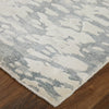 Feizy Braden 8A52F Ivory/Blue/Gray Area Rug Corner Image with Rug Pad