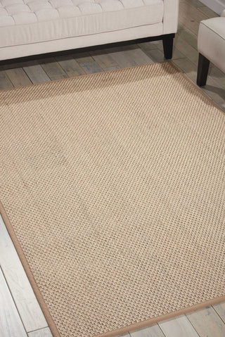 Nourison Beechwood BE003 Natural Area Rug Corner Image