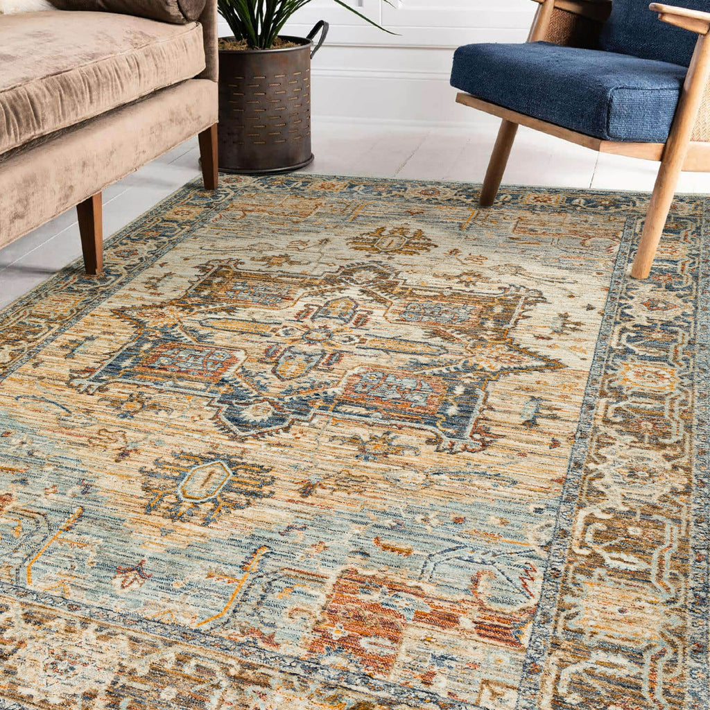 Dalyn Bergama BE2 Riverview Area Rug Lifestyle Image Feature