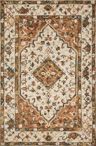 Loloi II Beatty BEA-01 Ivory/Rust Area Rug Main Image