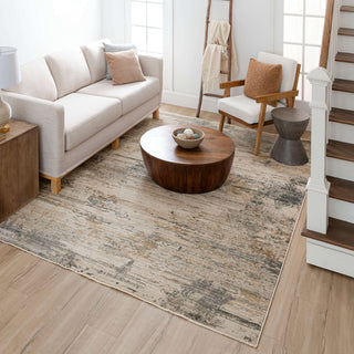 Karastan Echo Belino Beige Area Rug Lifestyle Image Feature