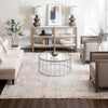 Karastan Solitude Bellisima Beige Cream Area Rug Corner Image