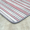 Joy Carpets Claremont Kids Between the Lines Blush Area Rug