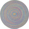 Colonial Mills Botanical Isle BI50 Oasis Blue Area Rug Round Main Image