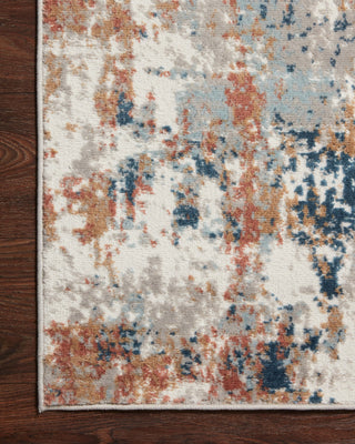 Loloi II Bianca BIA-03 Ivory/Multi Area Rug Corner Image