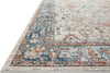 Loloi II Bianca BIA-05 Dove/Multi Area Rug Corner Image