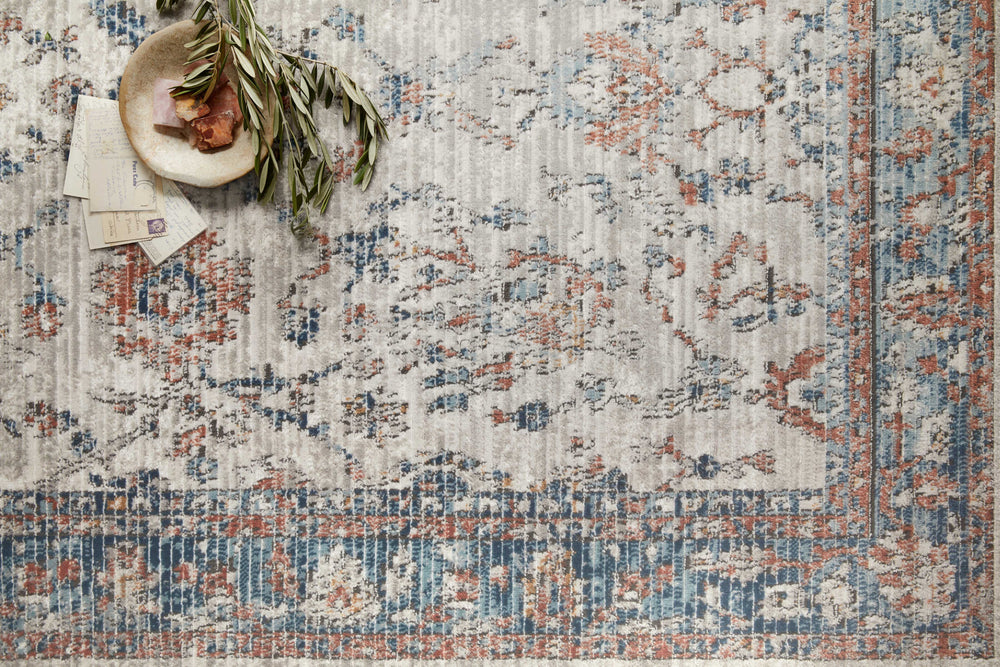 Loloi II Bianca BIA-05 Dove/Multi Area Rug Lifestyle Image Feature