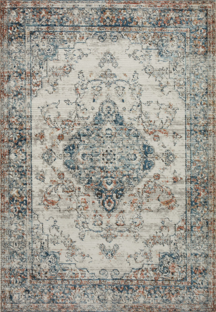 Loloi II Bianca BIA-10 Ivory/Ocean Area Rug main image