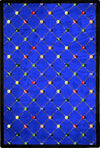 Joy Carpets Games People Play Billiards Blue Area Rug