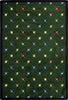 Joy Carpets Games People Play Billiards Green Area Rug