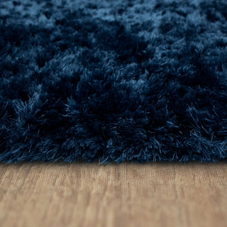 Karastan Billow Shag Blue Area Rug