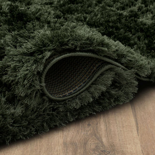 Karastan Billow Shag Olive Area Rug Lifestyle Image Feature