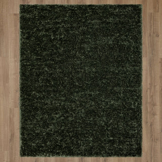 Karastan Billow Shag Olive Area Rug