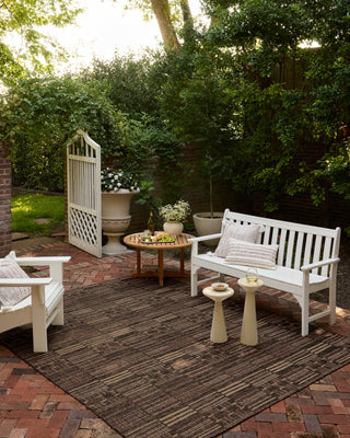 Loloi II Birch BIR-01 Spice / Tobacco Area Rug Lifestyle Image Feature